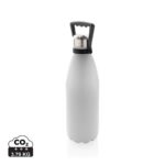Bouteilles thermos durables couleur blanc en Acier inoxydable recycléde la marque XD Collection