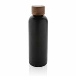 Bouteille iso en acier inoxydable recyclé certifiée RCS Wood – Image 3