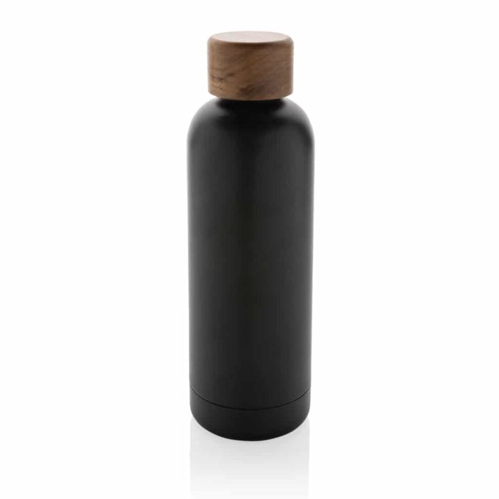 Bouteille iso en acier inoxydable recyclé certifiée RCS Wood – Image 3
