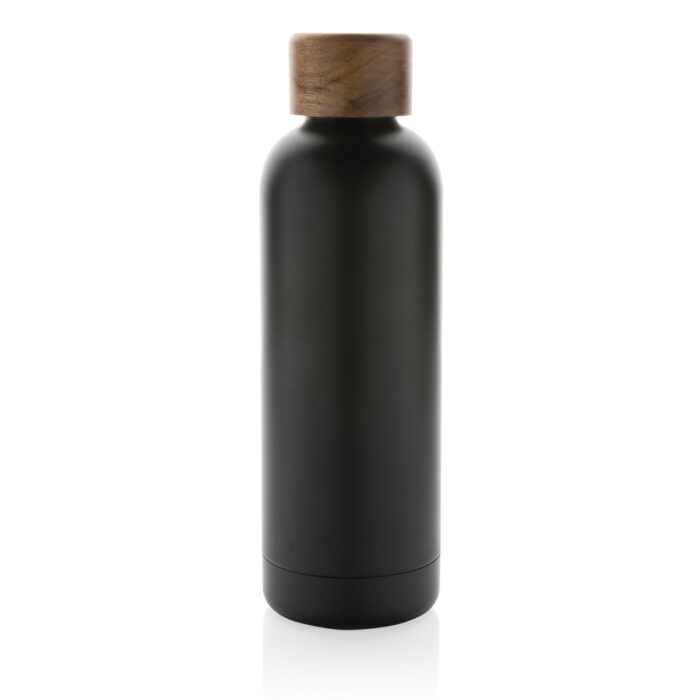 Bouteille iso en acier inoxydable recyclé certifiée RCS Wood – Image 4