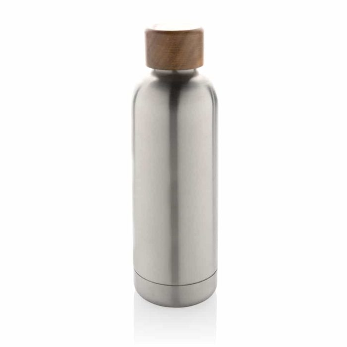 Bouteille iso en acier inoxydable recyclé certifiée RCS Wood – Image 6