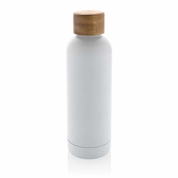 Bouteille iso en acier inoxydable recyclé certifiée RCS Wood – Image 9