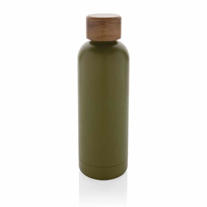 Bouteille iso en acier inoxydable recyclé certifiée RCS Wood – Image 12