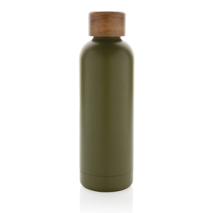 Bouteille iso en acier inoxydable recyclé certifiée RCS Wood – Image 13