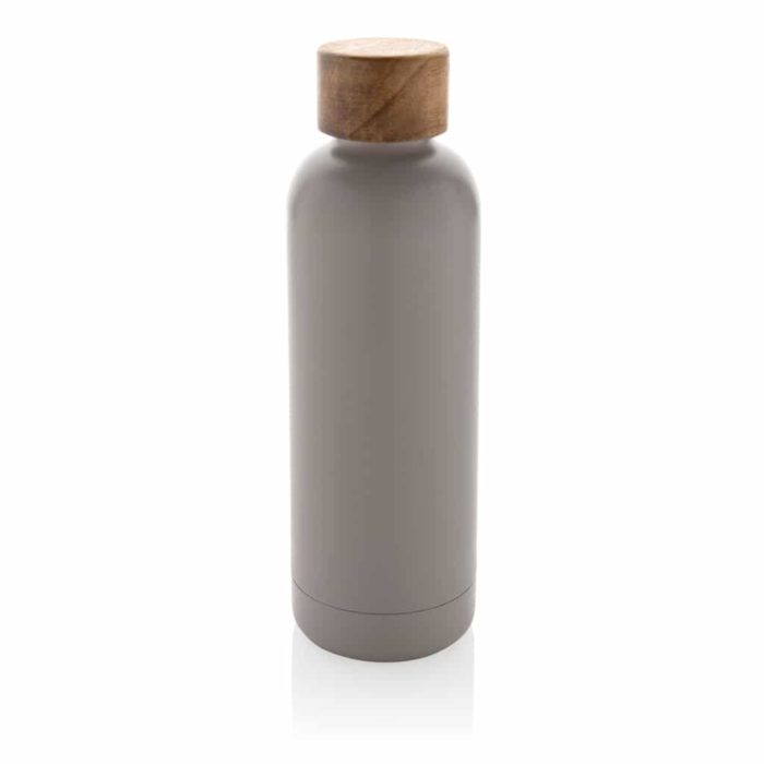 Bouteille iso en acier inoxydable recyclé certifiée RCS Wood – Image 14