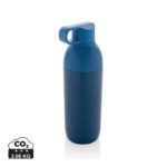 Bouteilles d'eau durables couleur bleu en Acier inoxydable recyclé