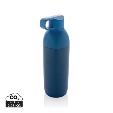 Bouteilles d'eau durables couleur bleu en Acier inoxydable recyclé