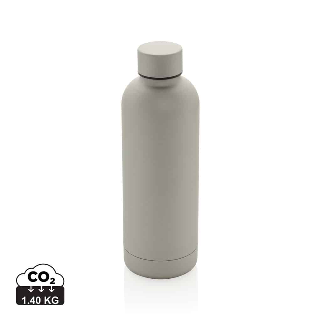 bouteilles_d'eau_durables_xd_collection_acier_inoxydable_recyclé_argent Bouteilles d'eau durables couleur argent en Acier inoxydable recycléde la marque XD Collection