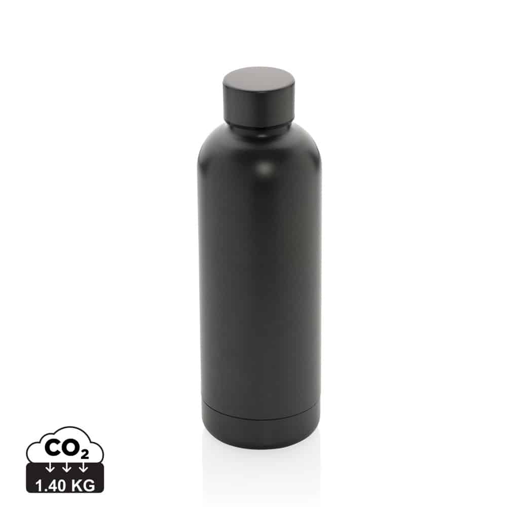 bouteilles_d'eau_durables_xd_collection_acier_inoxydable_recyclé_gris Bouteilles d'eau durables couleur gris en Acier inoxydable recycléde la marque XD Collection