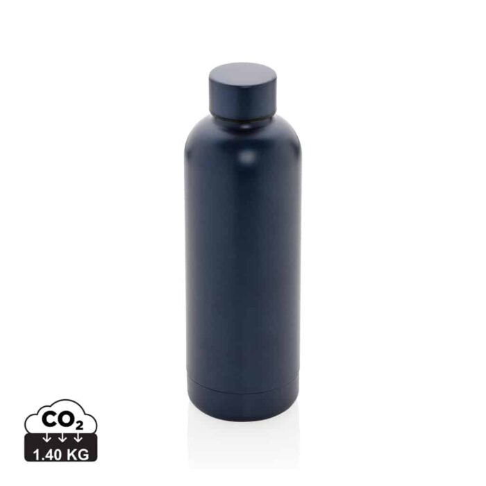 Bouteilles d'eau durables couleur bleu en Acier inoxydable recycléde la marque XD Collection