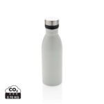 Bouteilles d'eau durables couleur blanc en Acier inoxydable recycléde la marque XD Collection