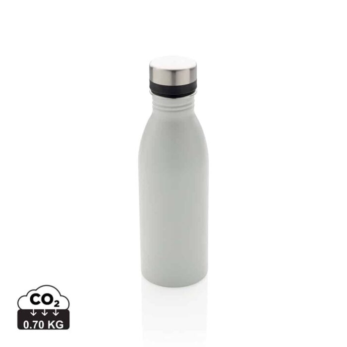 Bouteilles d'eau durables couleur blanc en Acier inoxydable recycléde la marque XD Collection