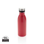 Bouteilles d'eau durables couleur rouge en Acier inoxydable recycléde la marque XD Collection