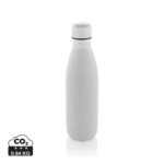 Bouteilles d'eau durables couleur blanc en Acier inoxydable recyclé