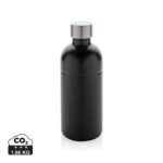 Bouteilles d'eau durables couleur noir en Acier inoxydable recycléde la marque XD Xclusive