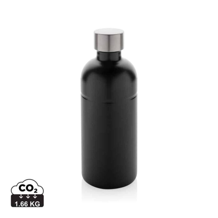Bouteilles d'eau durables couleur noir en Acier inoxydable recycléde la marque XD Xclusive