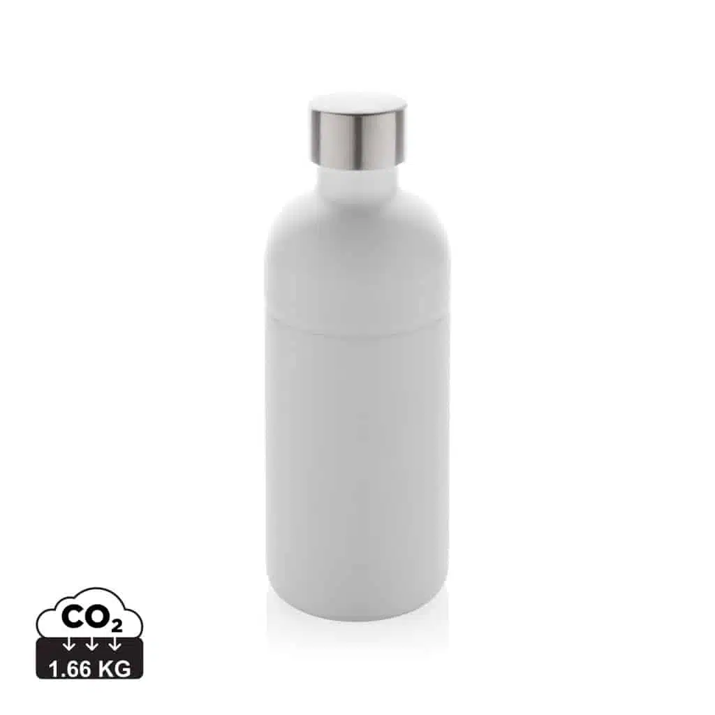 bouteilles_d'eau_durables_xd_xclusive_acier_inoxydable_recyclé_blanc Bouteilles d'eau durables couleur blanc en Acier inoxydable recycléde la marque XD Xclusive