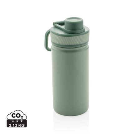 Bouteilles d'eau  couleur vert en Acier inoxydable
