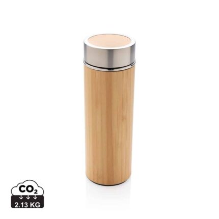 Bouteilles d'eau  couleur marron en Bambou