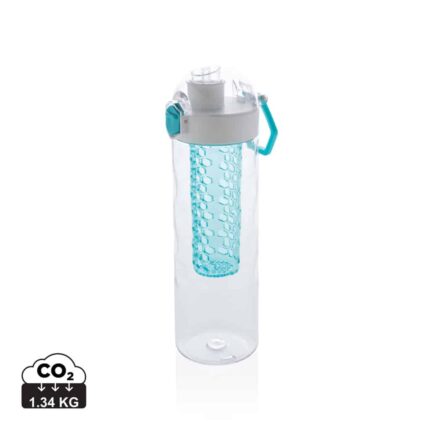 Bouteilles d'infusion  couleur turquoise en Tritan
