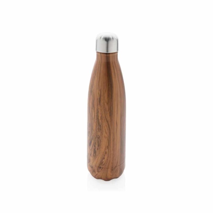 Bouteille isotherme en acier avec effet bois – Image 5