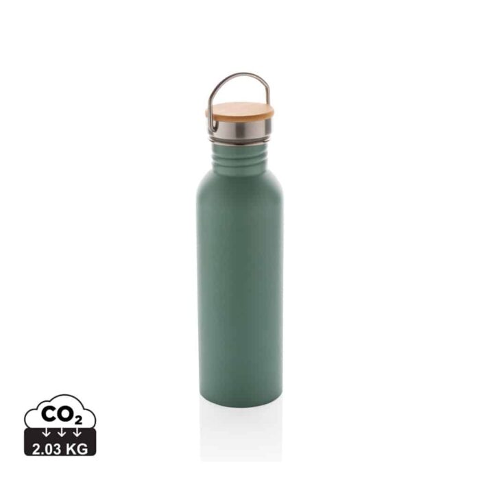 Bouteilles d'eau  couleur vert en Acier inoxydable