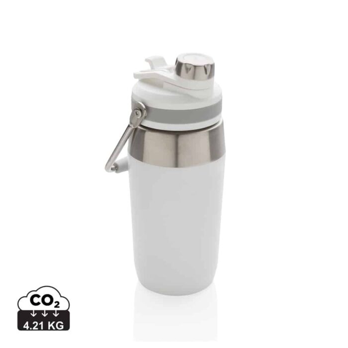 Bouteilles thermos  couleur blanc en Acier inoxydable