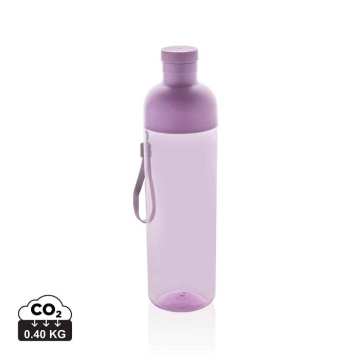 Bouteilles d'eau durables couleur violet en rPET
