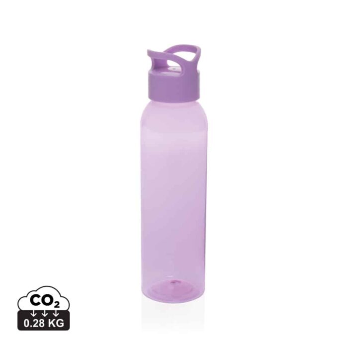 Bouteilles d'eau durables couleur violet en rPET