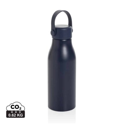 Bouteilles d'eau durables couleur bleu marine en Aluminium recyclé