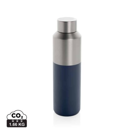 Bouteilles thermos durables couleur bleu marine en Acier inoxydable recyclé