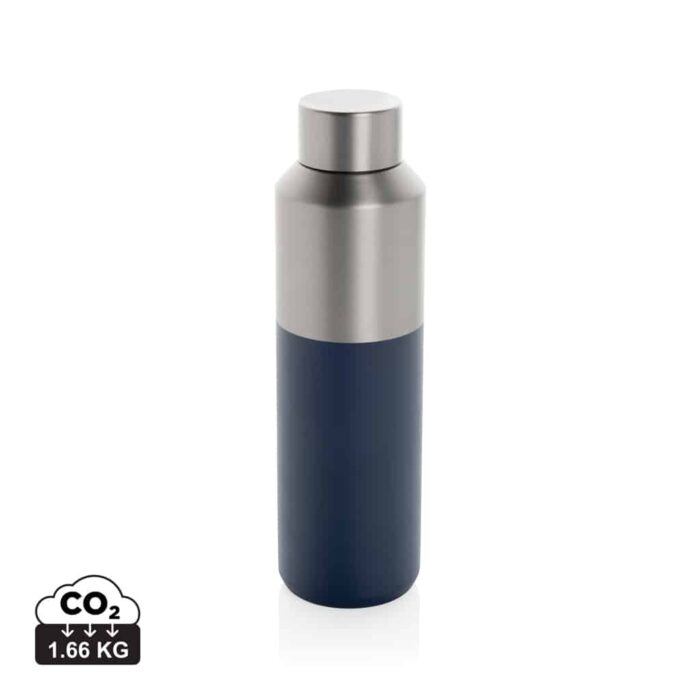 Bouteilles thermos durables couleur bleu marine en Acier inoxydable recyclé