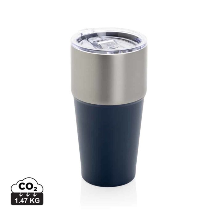 Tasses café & mugs durables couleur bleu marine en Acier inoxydable recyclé