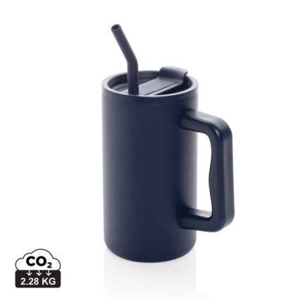 Tasses café & mugs durables couleur bleu marine en Acier inoxydable recyclé