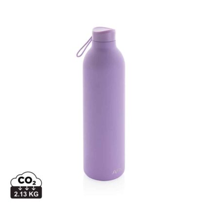 Bouteilles d'eau durables couleur violet en Acier inoxydable recyclé