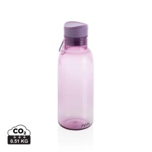 Bouteilles d'eau durables couleur violet en rPET