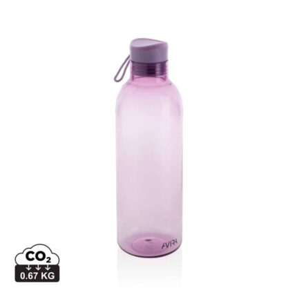 Bouteilles d'eau durables couleur violet en rPET