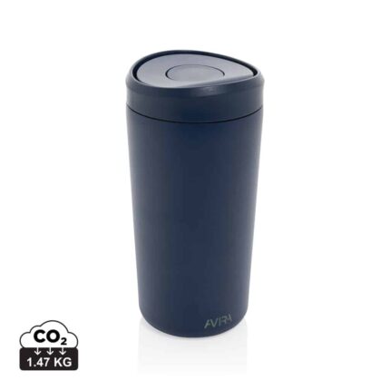 Tasses café & mugs durables couleur bleu marine en Acier inoxydable recyclé