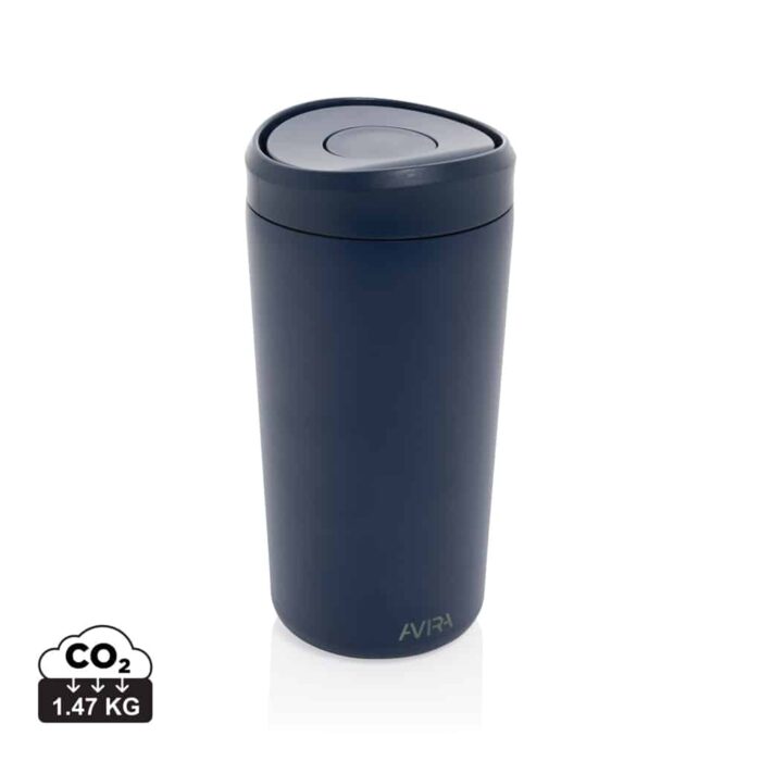 Tasses café & mugs durables couleur bleu marine en Acier inoxydable recyclé