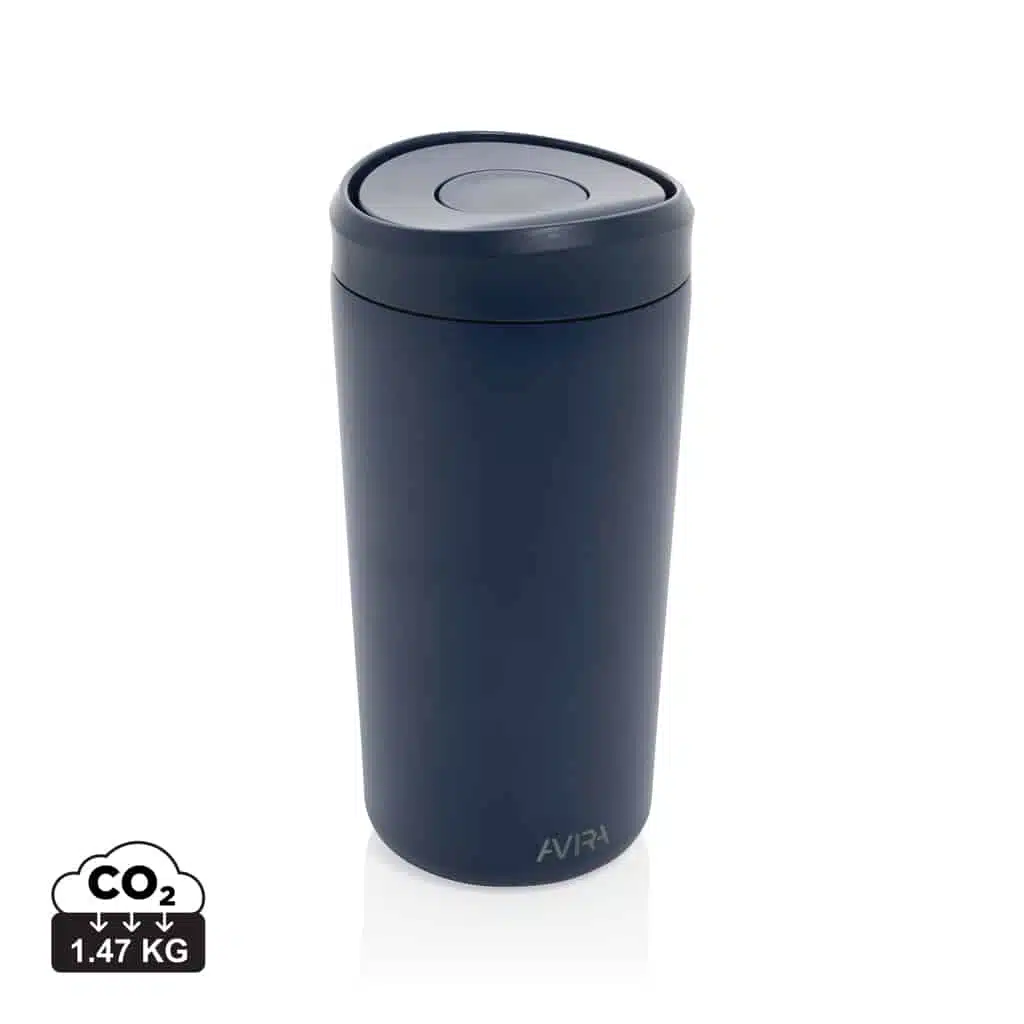 tasses_café_&_mugs_durables_avira_acier_inoxydable_recyclé Avira Alix RCS re-steel click tumbler 400ML - Image 1