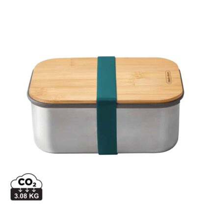 Boîtes lunch & Conteneurs alimentaires durables couleur turquoise en Acier inoxydable