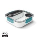 Boîtes lunch & Conteneurs alimentaires durables couleur turquoise en PP