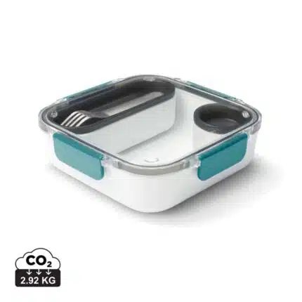 Boîtes lunch & Conteneurs alimentaires durables couleur turquoise en PP