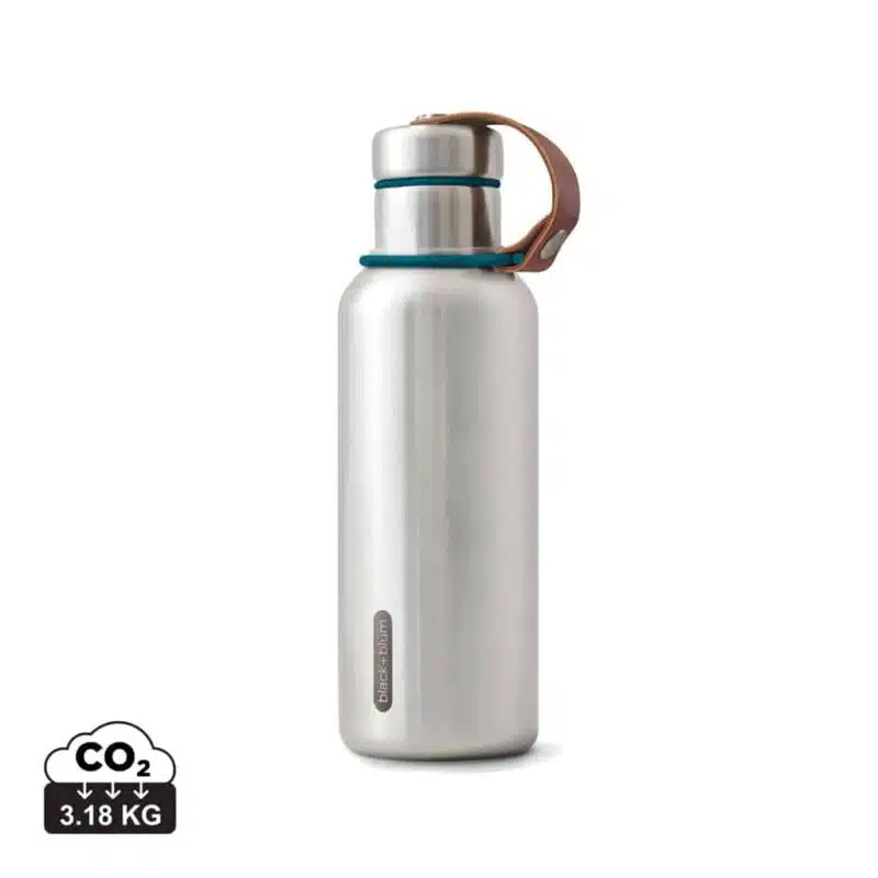 Bouteilles thermos durables couleur turquoise en Acier inoxydablede la marque Black + Blum