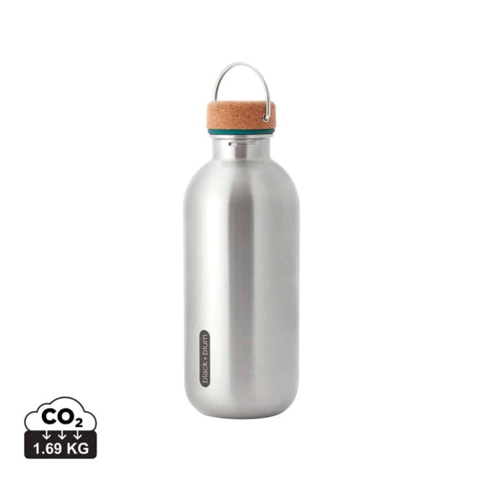 Bouteilles d'eau durables couleur turquoise en Acier inoxydable