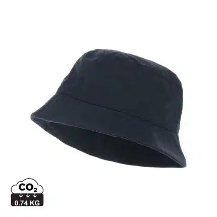 Chapeaux durables couleur bleu marine en Toile recycléde la marque XD Collection