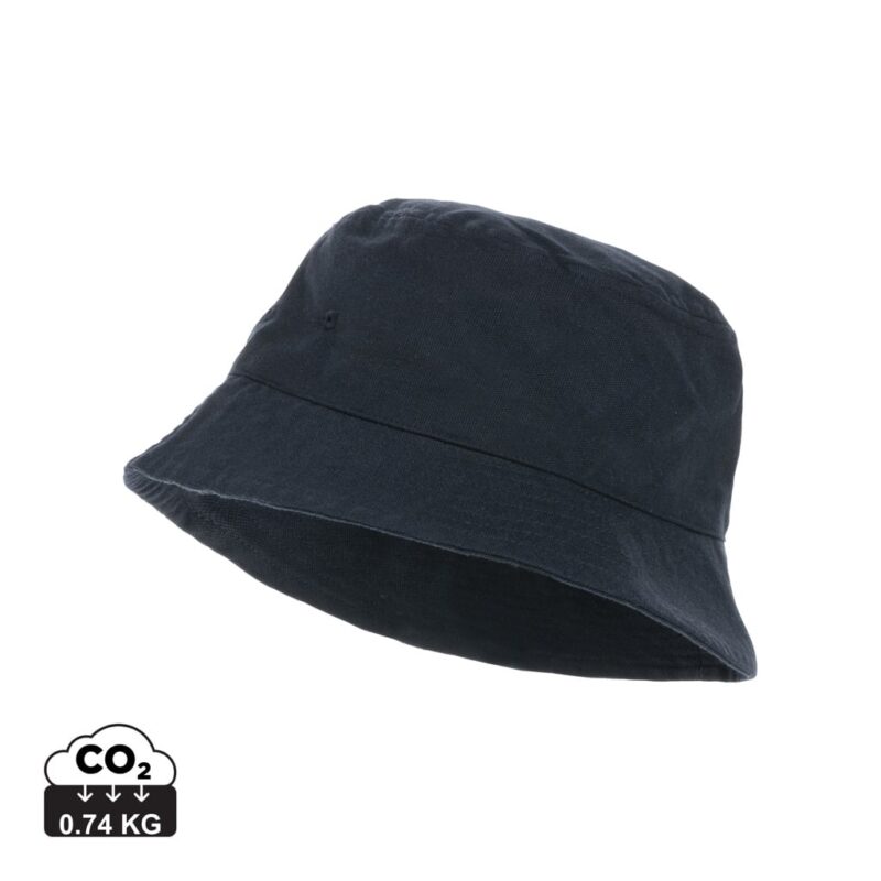 Chapeaux durables couleur bleu marine en Toile recycléde la marque XD Collection