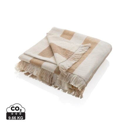 Textiles de salle de bains durables couleur marron en Coton recyclé