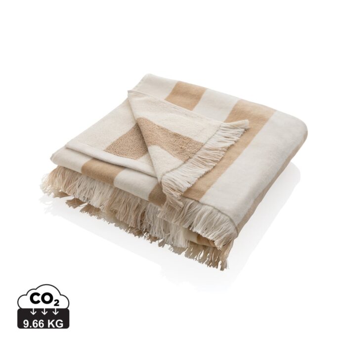 Textiles de salle de bains durables couleur marron en Coton recyclé