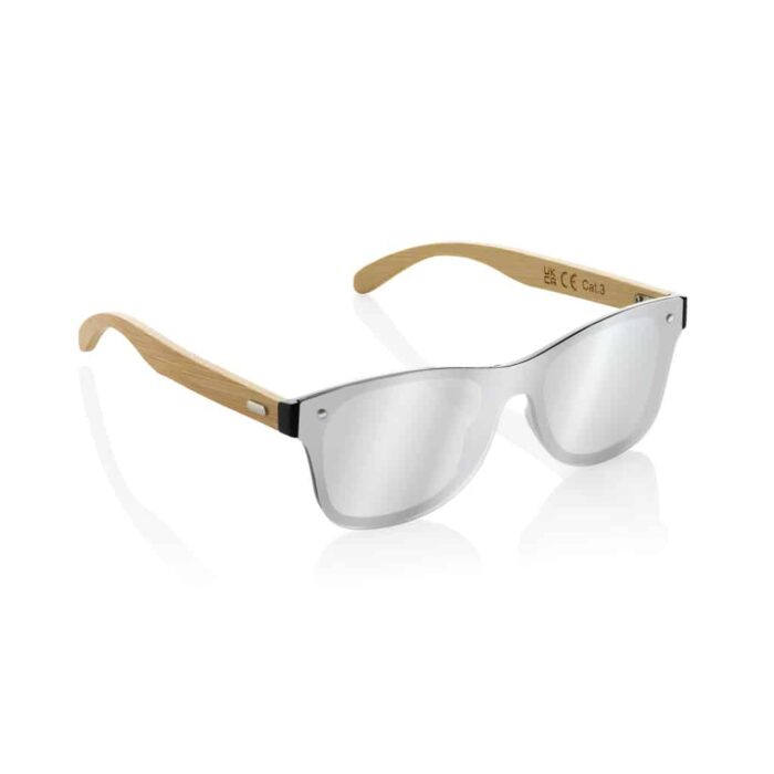 Lunettes de soleil en plastique recyclé RCS et bambou Prism – Image 2